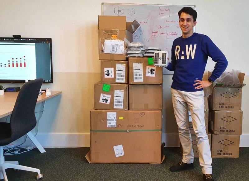 Shipping my first product boxes. Proud moment.